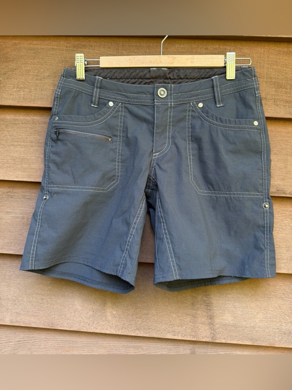 Kühl Dark Gray Convertible Utility Hiking Outdoor Shorts Size 6